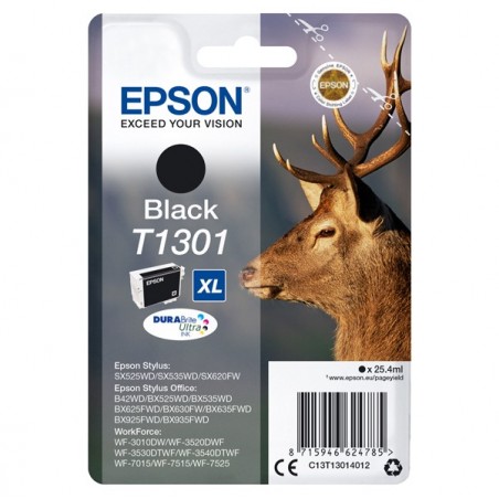 Epson Cartuccia ink Nero T1301 C13T13014012 25,4ml