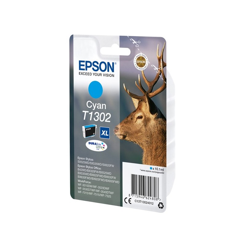 Epson Cartuccia ink Ciano T1302 C13T13024012 10,1ml