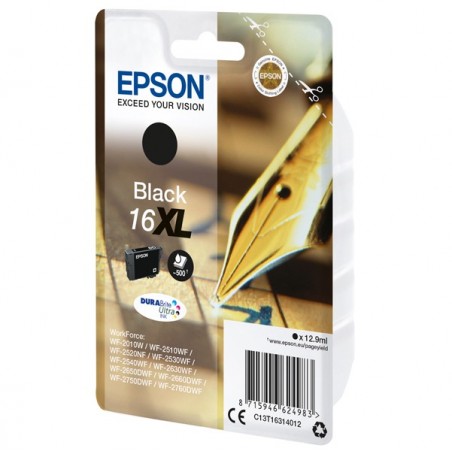 Epson Cartuccia ink 16XL Nero C13T16314012 12,9ml