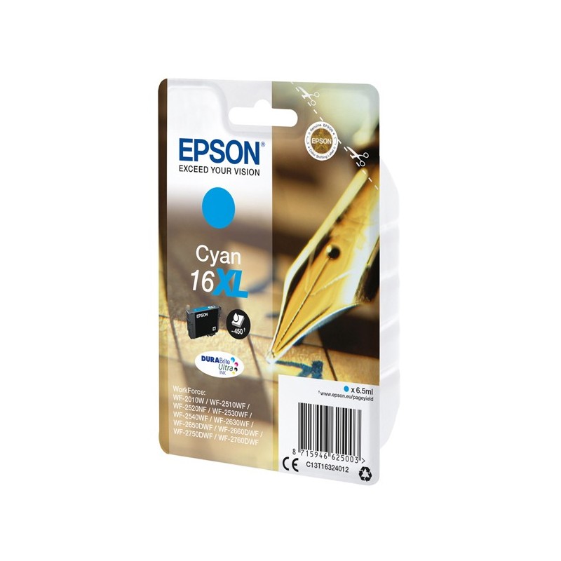 Epson Cartuccia ink 16XL Ciano C13T16324012 6,5ml