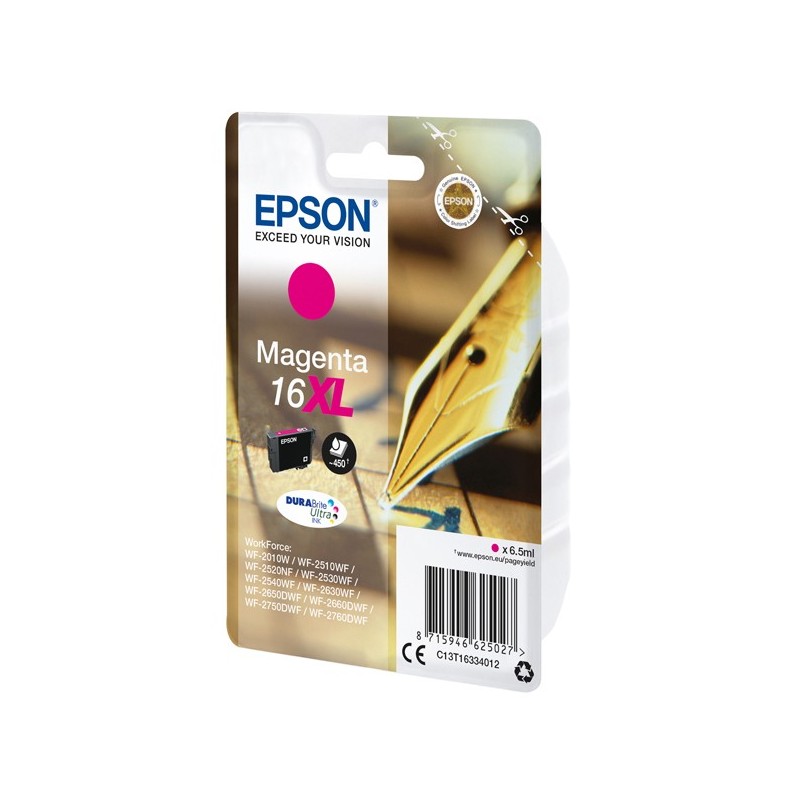 Epson Cartuccia ink 16XL Magenta C13T16334012 6,5ml