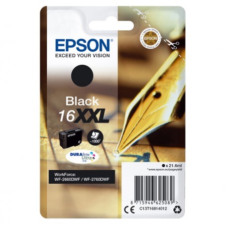 Epson Cartuccia ink 16XXL Nero C13T16814012 21,6ml