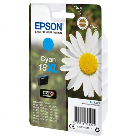 Epson Cartuccia ink 18XL Ciano C13T18124012 6,6ml