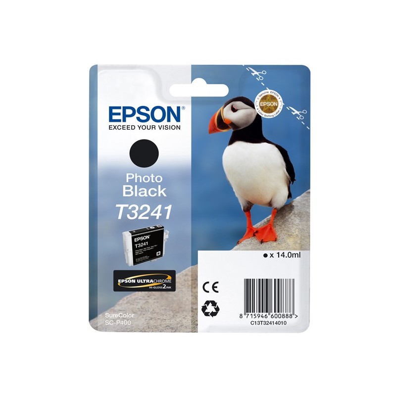 Epson Cartuccia ink Nero T3241 C13T32414010 14ml