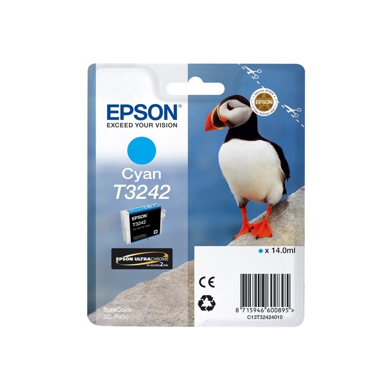 Epson Cartuccia ink Ciano T3242 C13T32424010 14ml