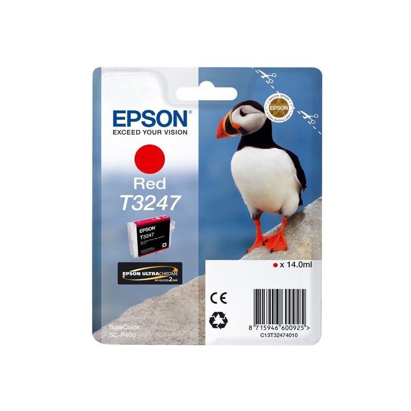 Epson Cartuccia ink Rosso T3247 C13T32454010 14ml