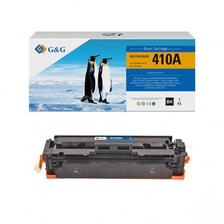 G&G Toner Compatibile per Hp CF410A Nero 2.300 pag