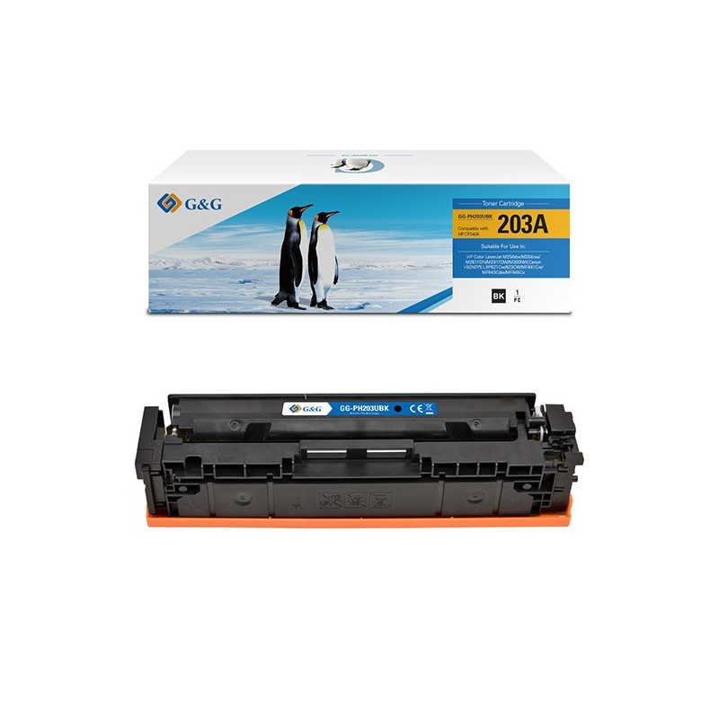 G&G Toner Compatibile per Hp CF540A Nero 1.400 pag