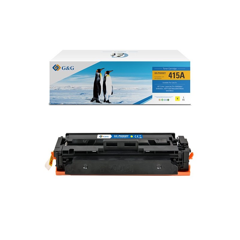 G&G Toner Compatibile per Hp W2032A Giallo 2.100 pag