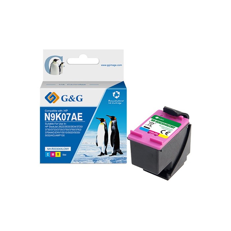 G&G Cartuccia ink Compatibile per HP 304XL C/M/Y 360 pag