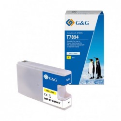 G&G Cartuccia ink Compatibile per Epson workforce pro wf5690dwf/ wf5620 Giallo