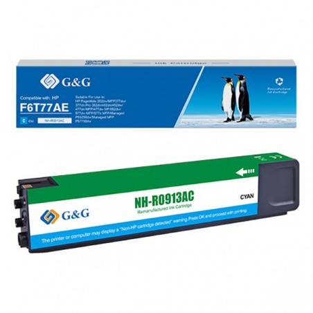 G&G Cartuccia ink Compatibile per HP 913A Ciano