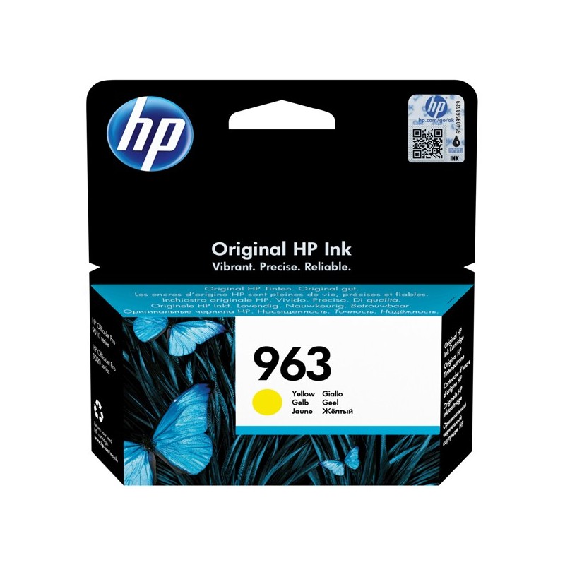 Hp Cartuccia ink originale 963 Giallo 3JA25AE 700 pag