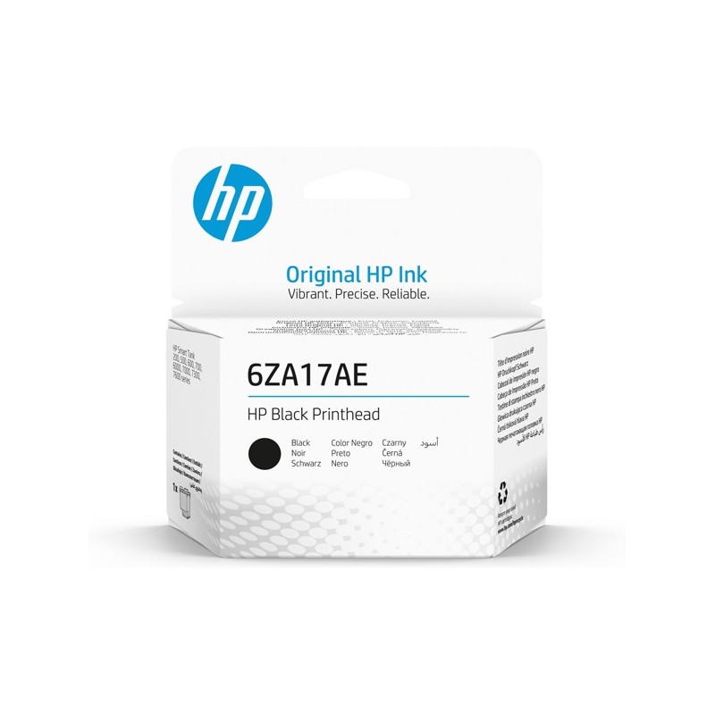 Hp Testina di stampa originale nero 6ZA17AE