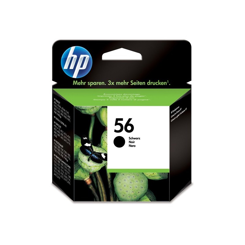 Hp Cartuccia ink originale 56 Nero C6656AE 520 pag
