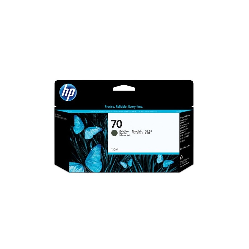 Hp Cartuccia ink originale 70 Nero opaco C9448A 130ml
