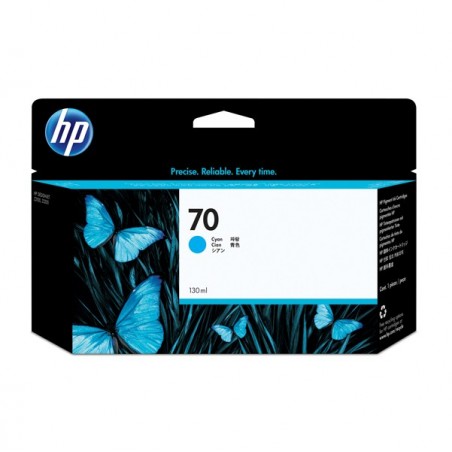Hp Cartuccia ink originale 70 Ciano C9452A 130ml