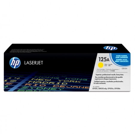 Hp Toner originale 125A Giallo CB542A 1.400 pag