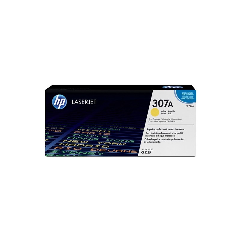 Hp Toner originale 307A Giallo CE742A 7.300 pag