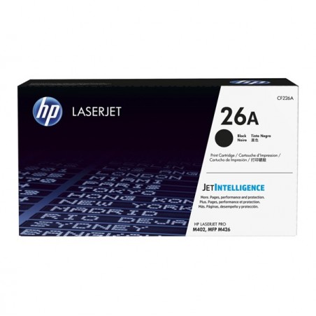 Hp Toner originale 26A Nero CF226A 3.100 pag