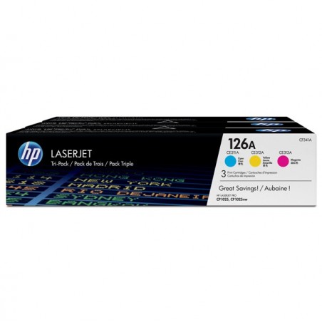 Hp Toner originale 126A C/M/Y CF341A 1.000 pag cad