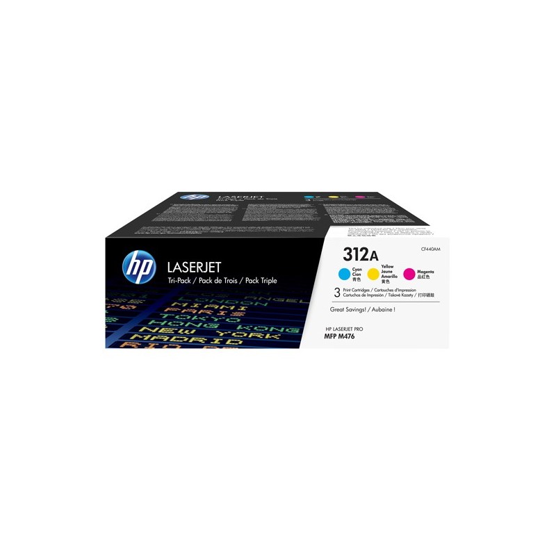 Hp Toner originale 312A C/M/Y CF440AM 2.700 pag cad