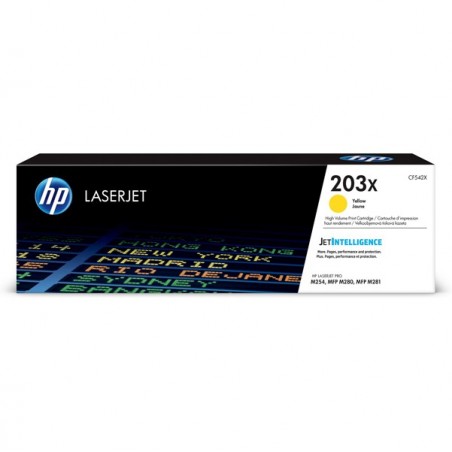 Hp Toner originale 203X Giallo CF542X 2.500 pag