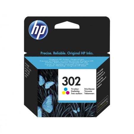 Hp Cartuccia ink originale 302 C/M/Y F6U65AE 165 pag