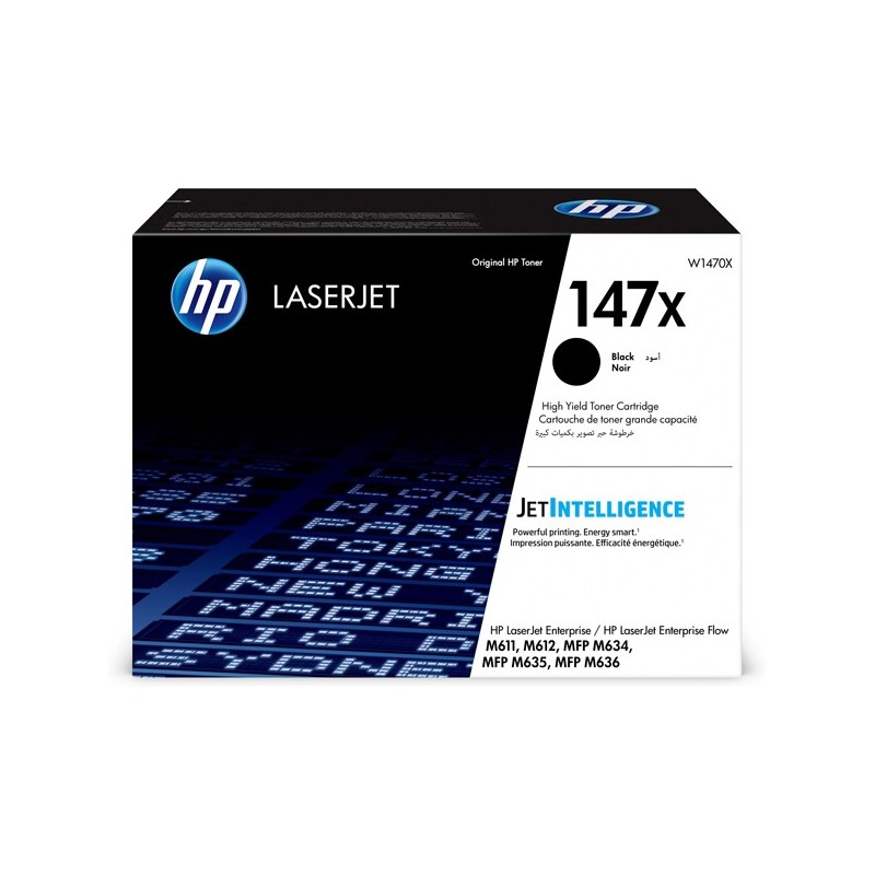 Hp Toner originale 147X Nero W1470X 25.200 pag