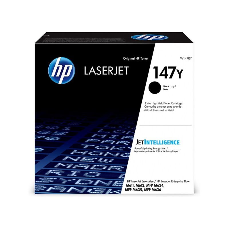Hp Toner originale 147Y Nero W1470Y 42.000 pag