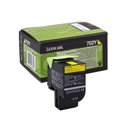 Lexmark Toner Giallo 70C20Y0 return program 1.000 pag