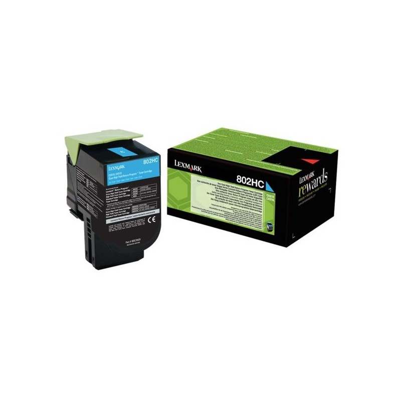 Lexmark Toner Ciano 80C2HC0 return program 3.000 pag