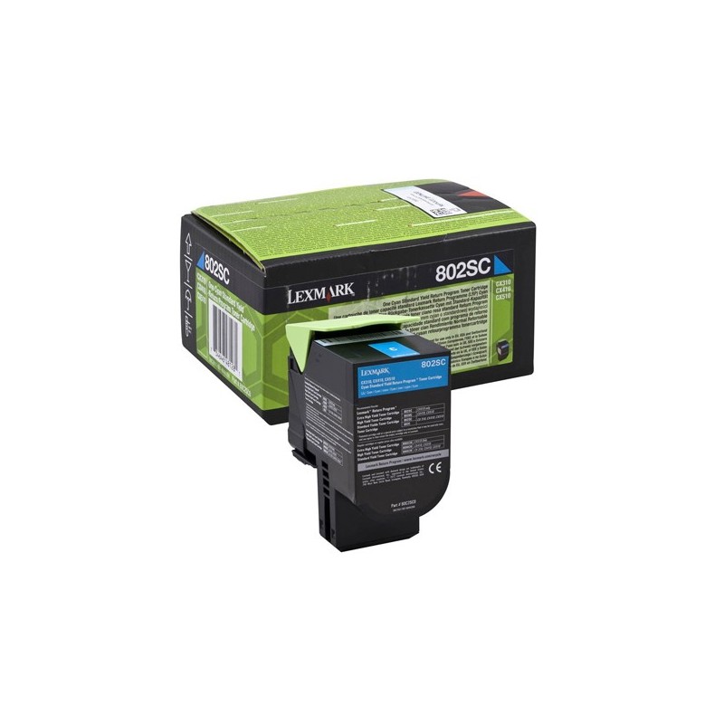 Lexmark Toner Ciano 80C2SC0 return program 2.000 pag