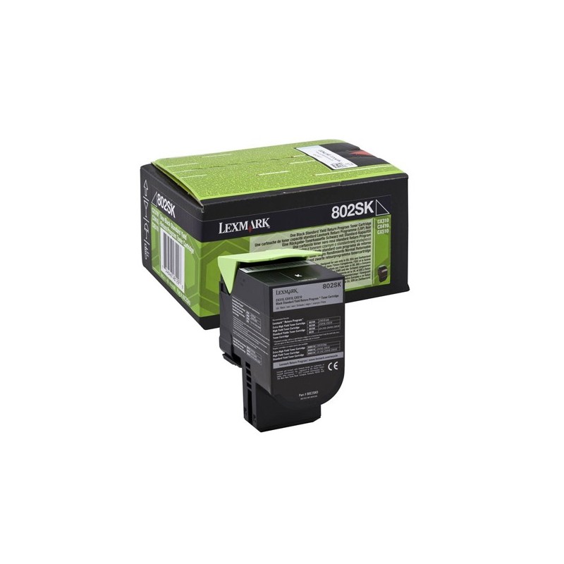 Lexmark Toner Nero 80C2SK0 return program 2.500 pag