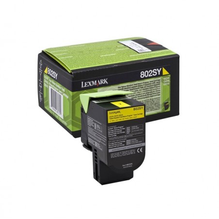 Lexmark Toner Giallo 80C2SY0 return program 2.000 pag