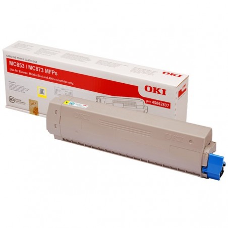 Oki Toner Giallo MC853/873 45862837 7.300 pag