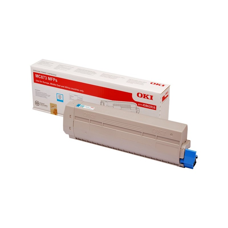 Oki Toner Ciano MC873 45862816 10.000 pag