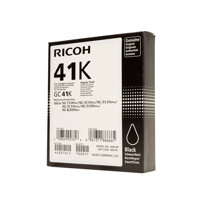 Ricoh Toner Nero 405761 2.500 pag