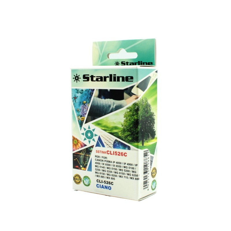 Starline Cartuccia ink per Canon Ciano CLI526 C 9ml