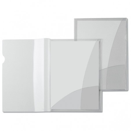 Cartelline con tasche Capri 69/2 PVC 21 x 29,7 cm cristallo Sei Rota conf. 5 pezzi