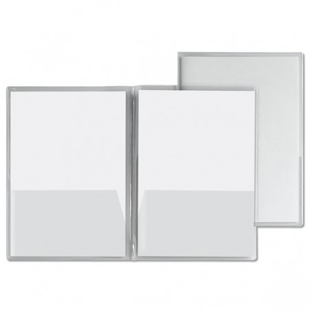 Cartelline con tasche Capri 69/T2 PVC 21 x 29,7 cm cristallo Sei Rota conf. 5 pezzi