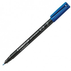 Pennarello Lumocolor Permanent 318 punta 0,6 mm blu Staedtler
