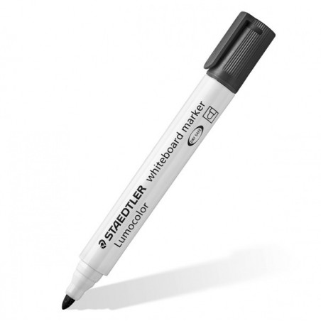 Pennarelli Lumocolor whiteboard 351 punta tonda tratto 2 mm nero Staedtler