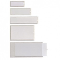 Portaetichette adesivo Iesti A4 65 x 140 mm trasparente Sei Rota conf. 10 pezzi