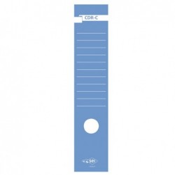 Copridorso CDR C carta autoadesiva 7 x 34,5 cm blu Sei Rota conf. 10 pezzi