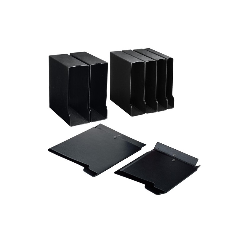 Custodia per raccoglitori 65 dorso 10 cm 28 x 31,5 cm nero Sei rota