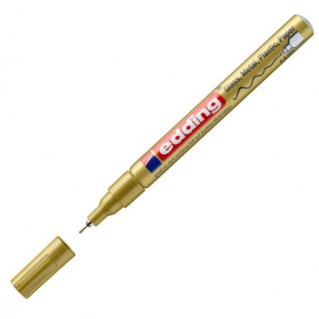 Marcatore a vernice 780 punta 0,8 mm oro Edding