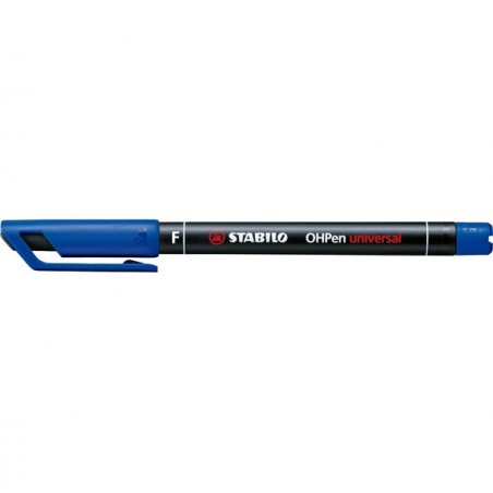 Pennarello OHPen universal permanente 842 punta fine 0,7 mm blu Stabilo