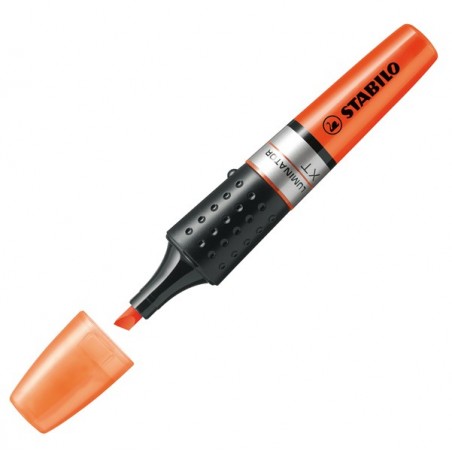 Evidenziatore Stabilo Luminator punta a scalpello tratto 2 5 mm arancio Stabilo