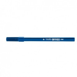 Pennarelli Office punta feltro punta fine tratto 0,7 mm blu Tratto conf. 12 pezzi